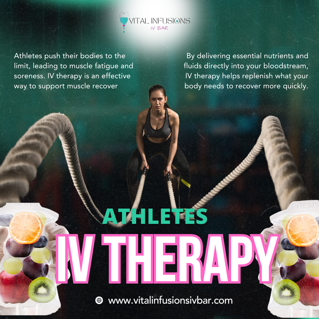 IV Therapy and Muscle Recovery for Athletes in Houston, TX