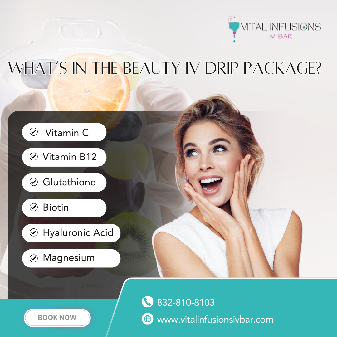 What’s In The Beauty IV Drip Package?