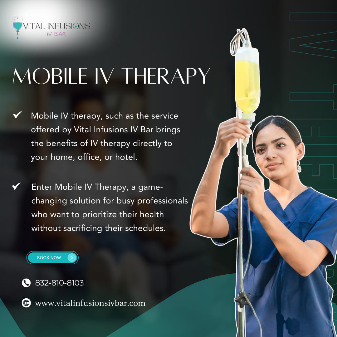 Mobile IV Therapy in Houston, TX