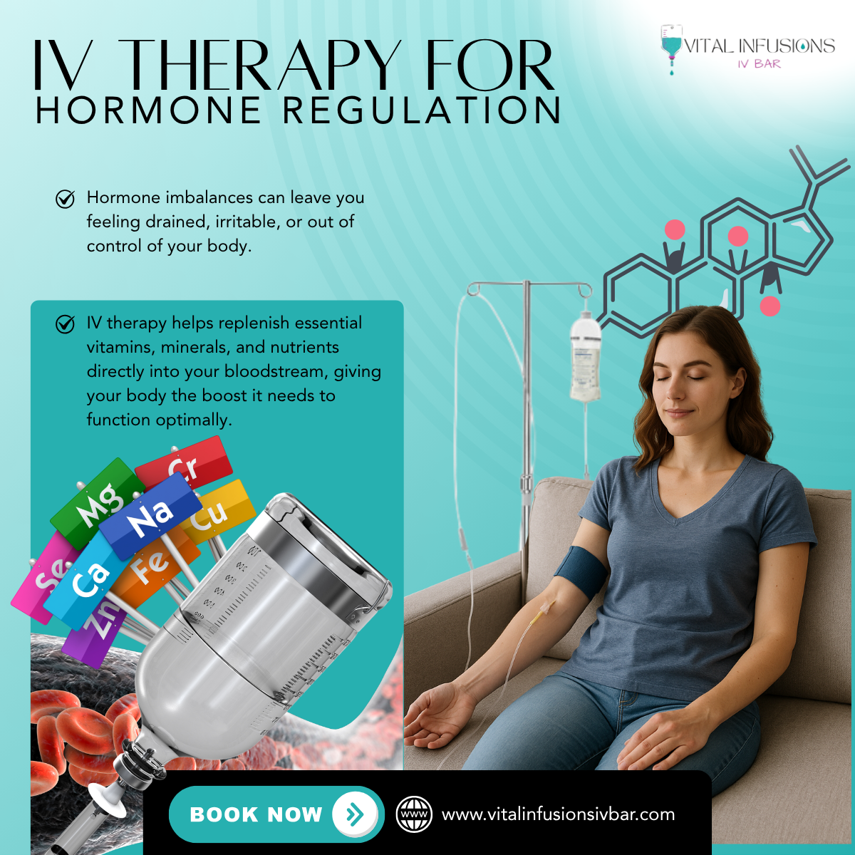 IV Therapy for Hormone Regulation in Houston, TX