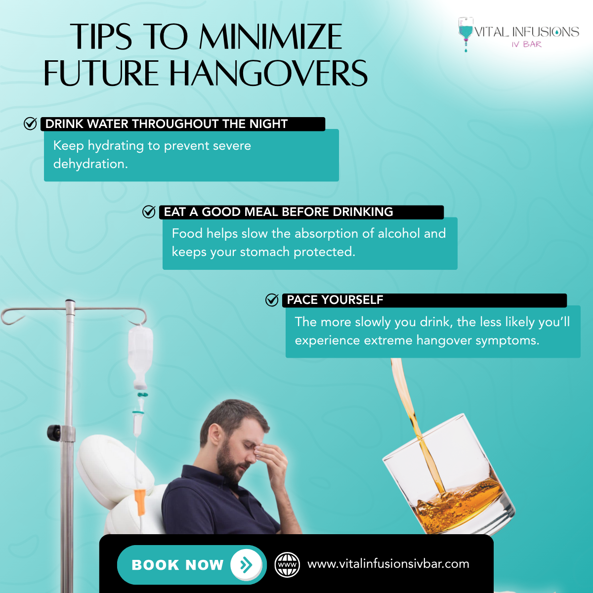Tips to Minimize Future Hangovers & Maximize IV Relief