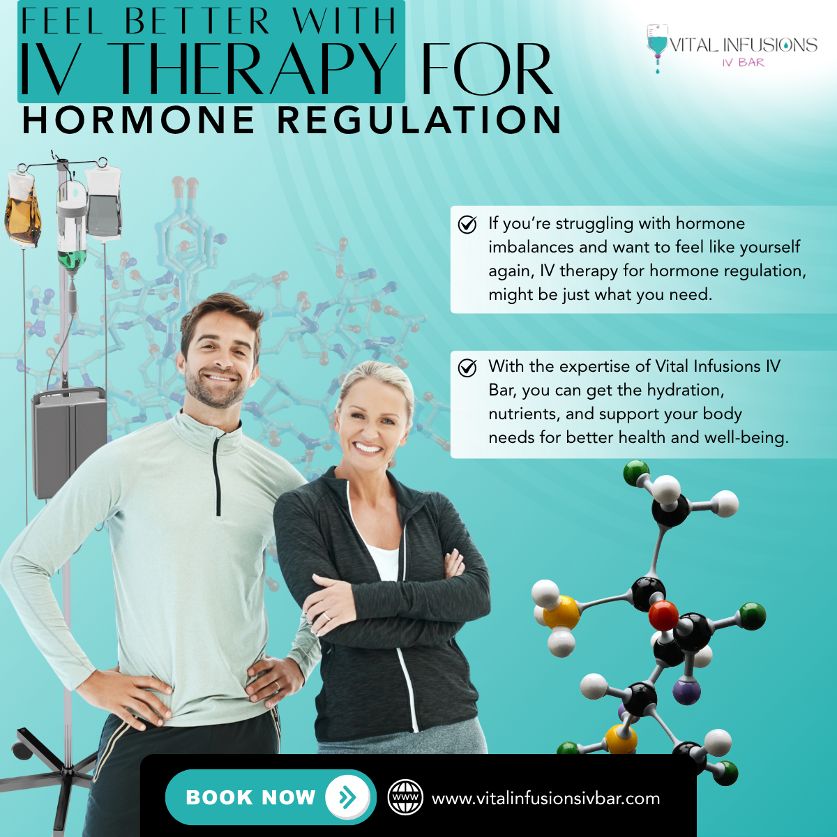 IV Therapy for Hormone Regulation in Houston, TX